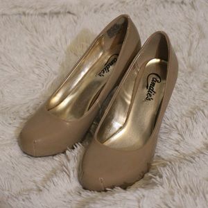 Candie’s Nude Heels